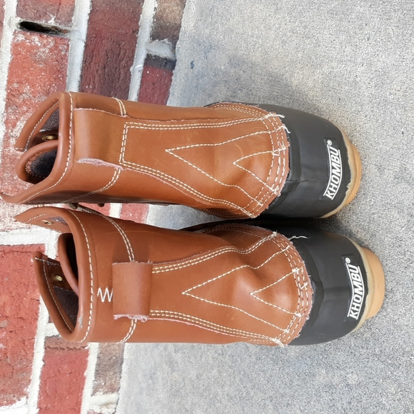 Khombu Sz 6 Letty Lace Up Steel Shank Duck Boots - Picture 6 of 17